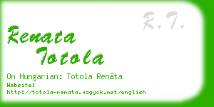 renata totola business card